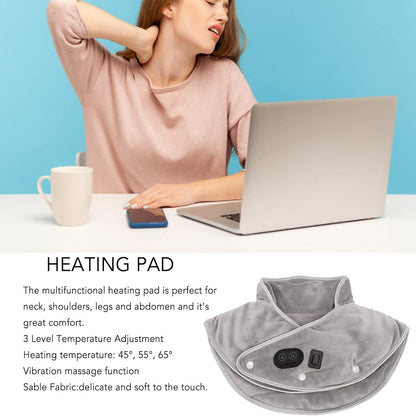 Neck Heating Pad & Massager - Neck and Shoulder Heat for Muscle Relaxation 9847545102657-1