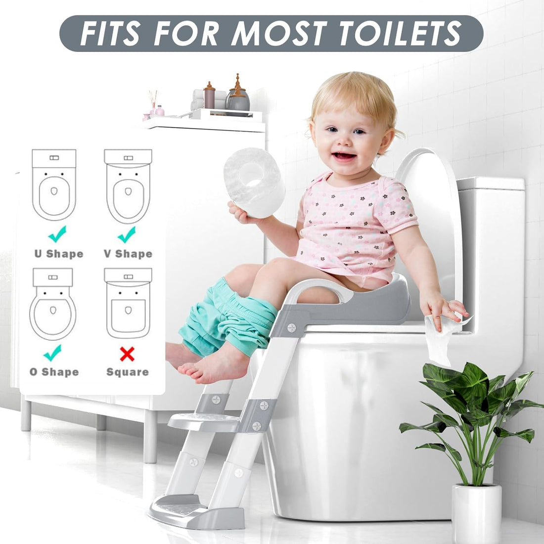 Toddler Potty Training Seat for Stress Free Bathroom Moments 14988200313158-1