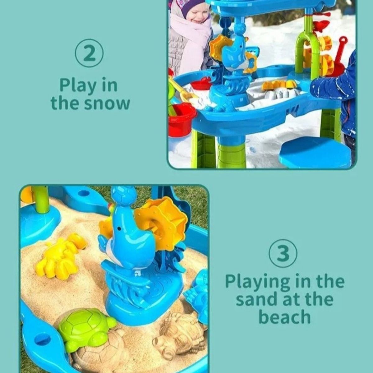 Splash Fun Water TableInteractive Outdoor Play Table for Kids (3+ years)