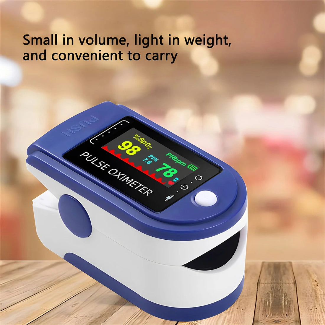 Non Invasive Fingertip Pulse Oximeter - Accurate SpO2 & Pulse Rate Monitoring with OLED Display for Health Tracking Anytime, Anywhere 9984718504257-1