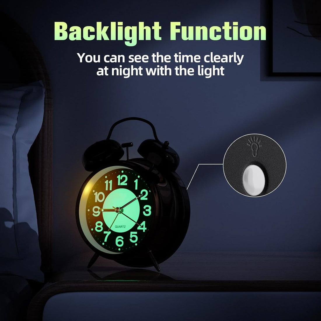 Extra Loud Retro Double Bell Alarm Clock For Heavy Sleepers 10598642581768-1