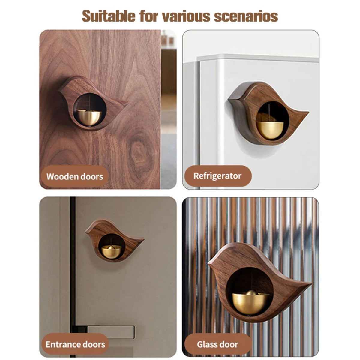 Aura Doorbell – Handmade Wooden Chime SH1751817214987860700