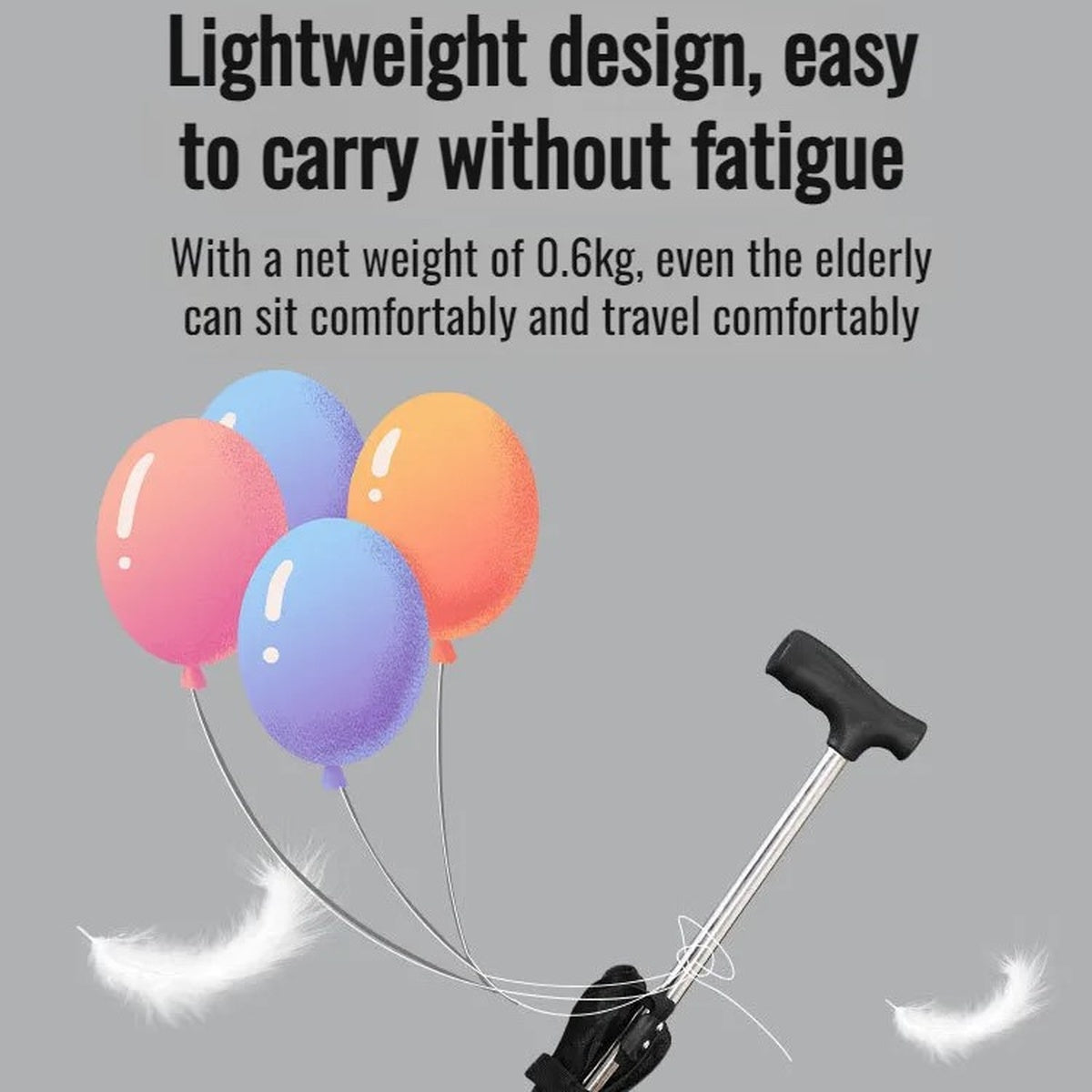 2-In-1 Portable Walking Stick With Foldable Seat 10450764136794-1