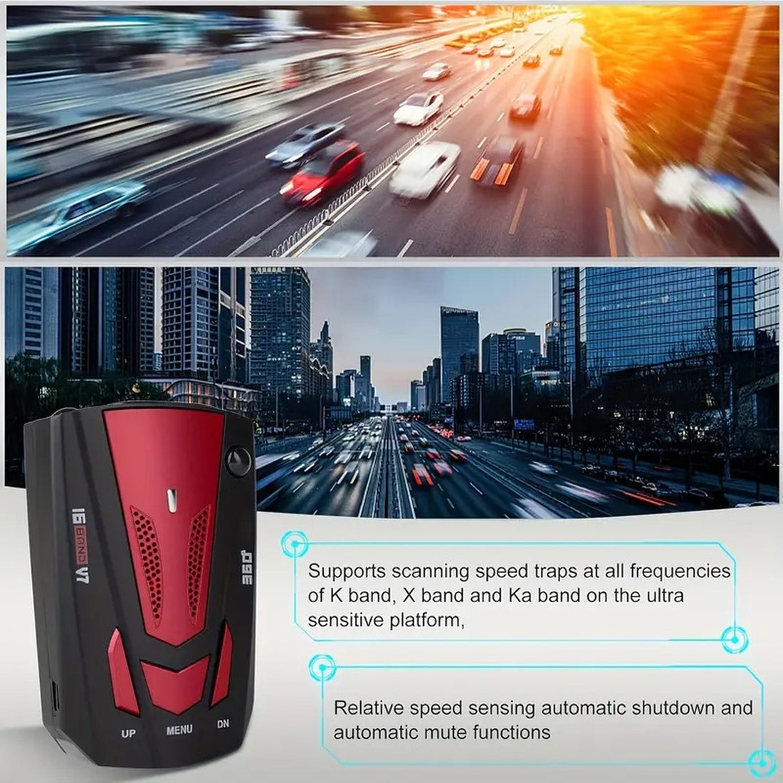 Flash Speed Camera Detector with Precision Long-Range Detection for Safe Driving 9867490263361-1
