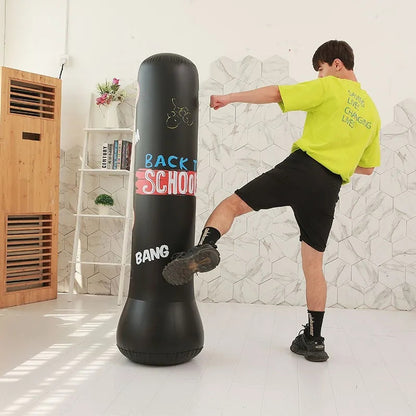 Kids Inflatable Punching Bag With Rebound Scoring Base, Pump 14857201975622-1