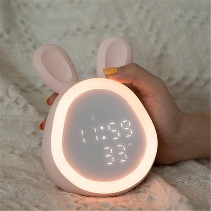 LED Cartoon Alarm Clock – Digital Display with Voice Control & Rechargeable Batter 9686234267990-1