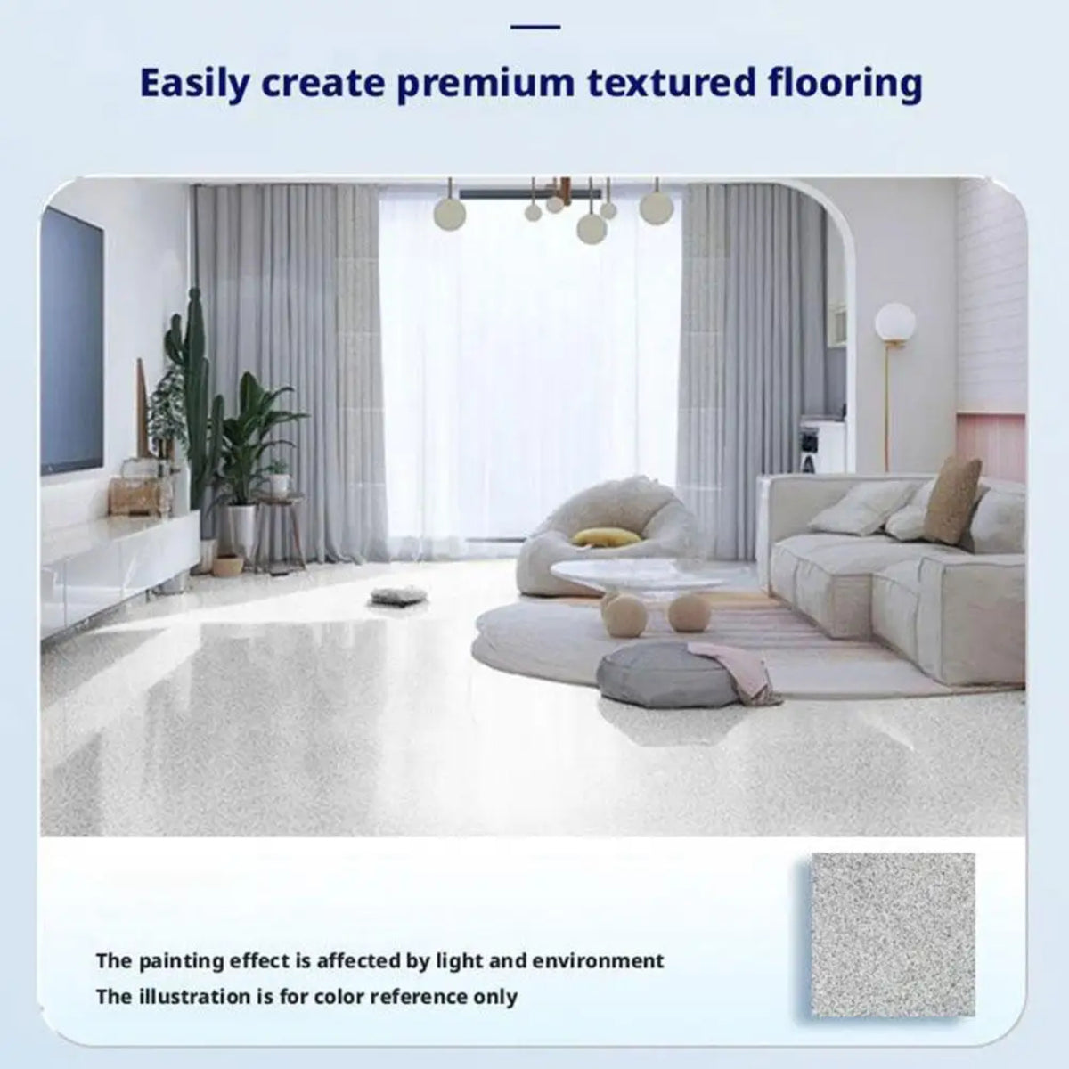 High-Gloss Marble Effect Epoxy Floor Coating (500ml) 8699768012938-1