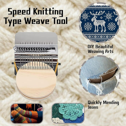 Mini Darning Loom Machine - Loomexpress 8746034757966-1