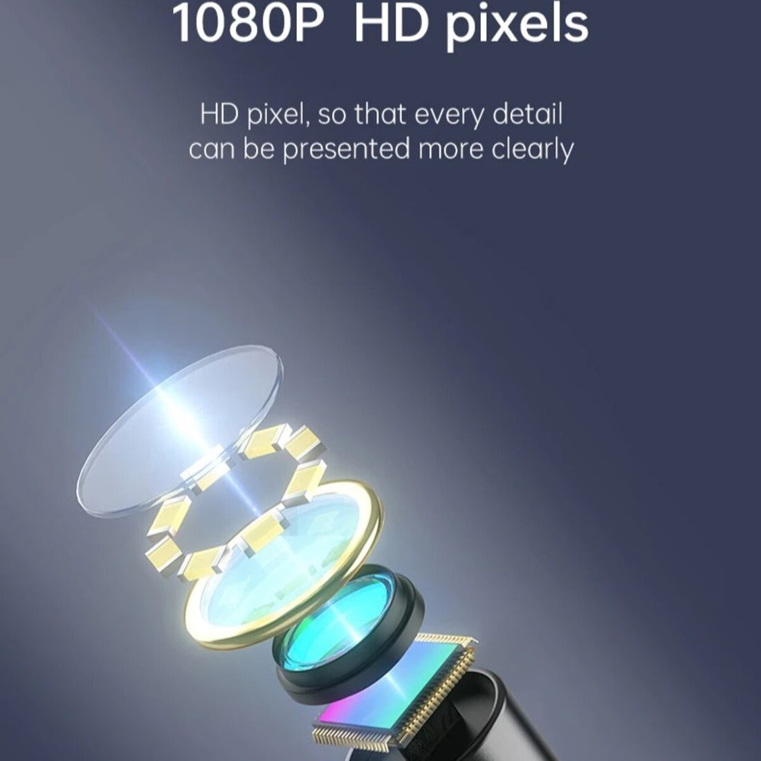 Industrial Endoscope Inspection Camera – 1080P HD with 4.3-Inch Screen Adjustable Lens 9767992426817-1