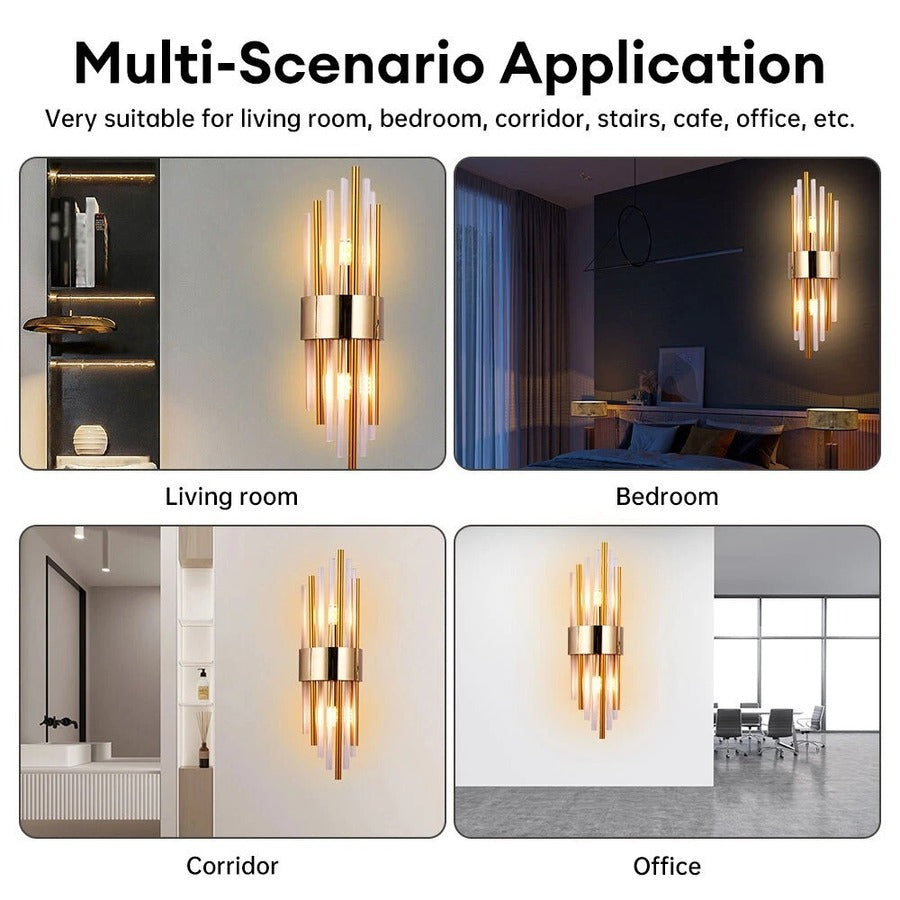 Luxuria Designer Wall Light for Bedroom – Sophisticated & Warm Atmosphere SH1751817214987861000