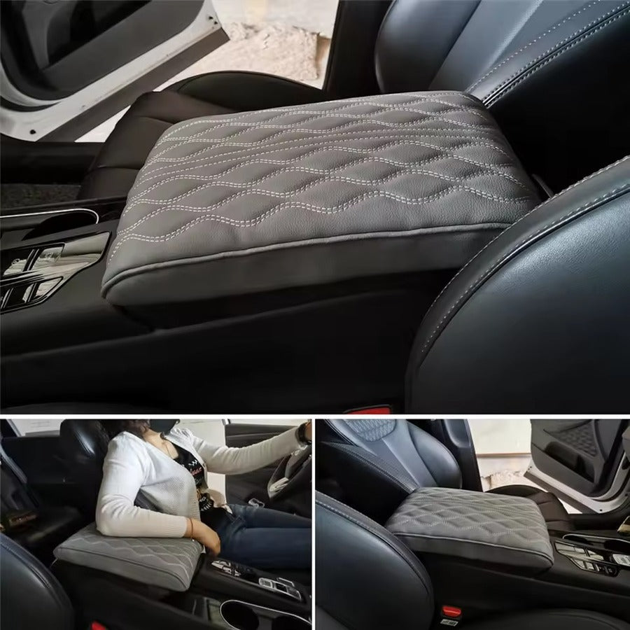 Leather Car Armrest Pad Adds Comfort and Protects From Wear 14814271766854-1