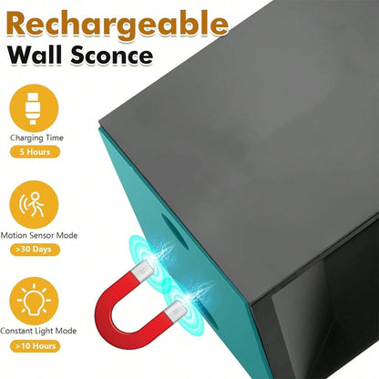 Wireless Rechargeable Wall Lamp - Adjustable Up & Down Light, USB Powered for Home Decor & Cozy Ambiance 9950225989953-1