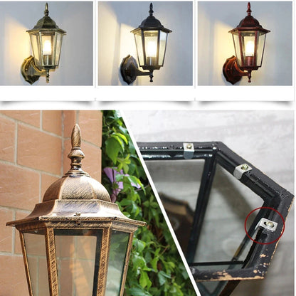 European Style Retro Outdoor Wall Light – Waterproof Garden And Porch Sconce Lamp 14891210801476-1