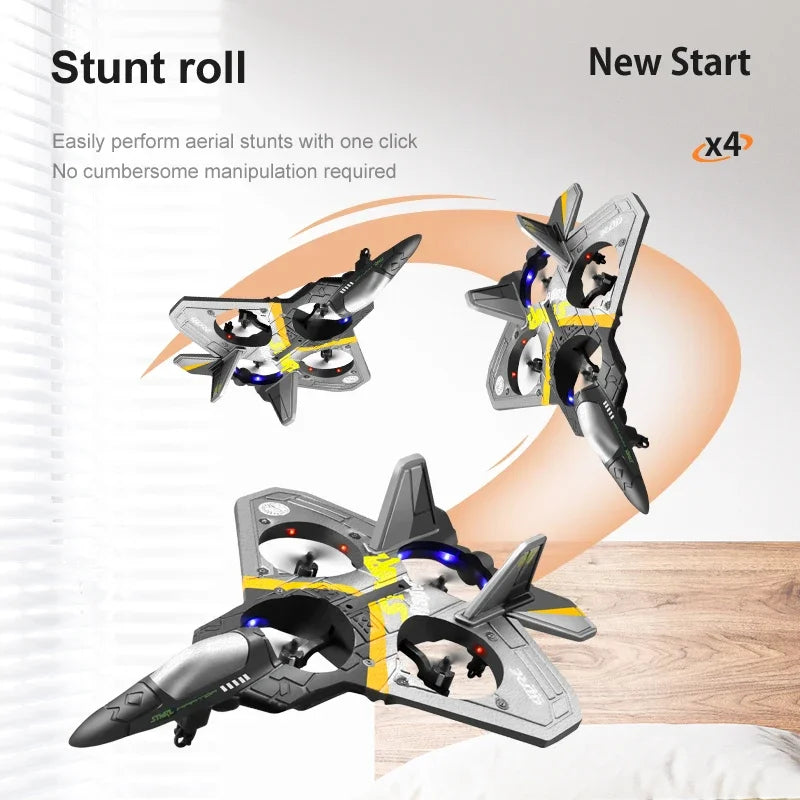 V17 Jet Fighter Stunt RC Airplane 6Y+ 7496190918791-1