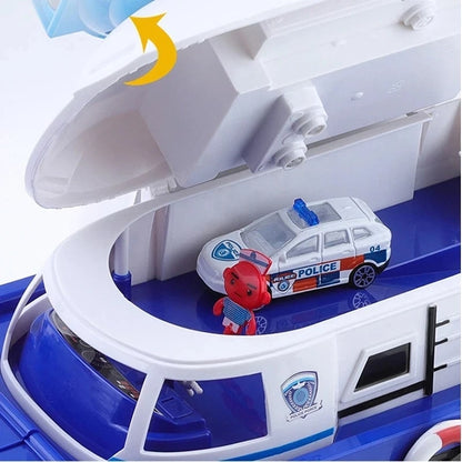 Kids' Multi-Vehicle Boat Rescue Hero Playset With Lights & Sound 15666973999453-1