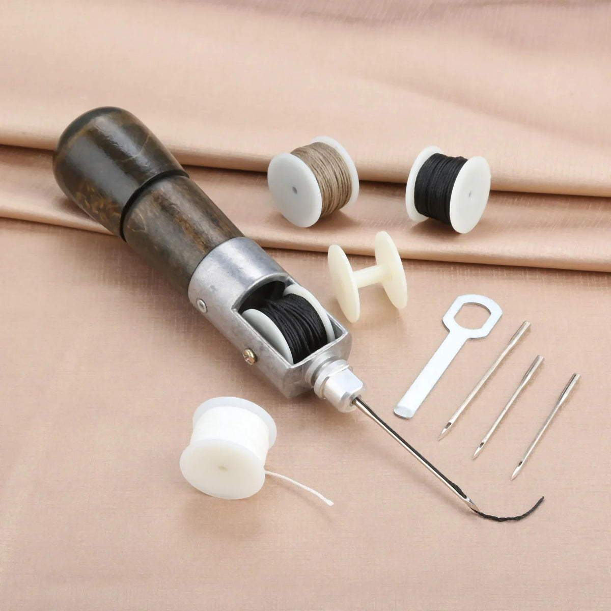 Professional Leather Stitching Tool Set For Craft Repair Handwork Projects 11529519497484-1