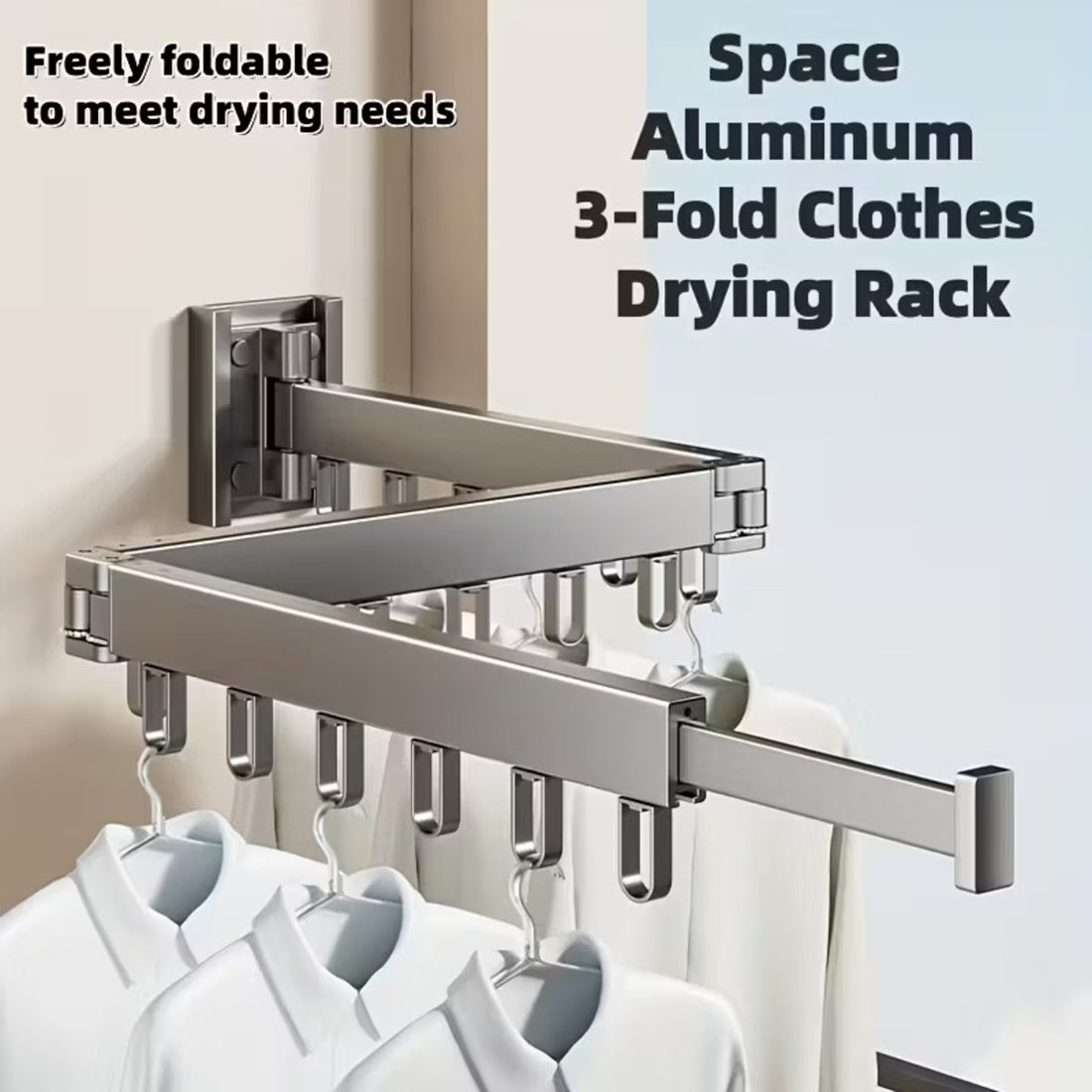Clothes Drying Rack | Foldable Space-Saving Design | Indoor & Outdoor Use 15152381952326-1