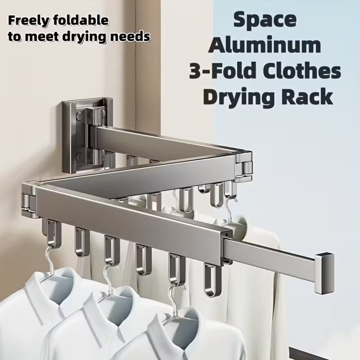 Clothes Drying Rack | Foldable Space-Saving Design | Indoor & Outdoor Use 15152381952326-1