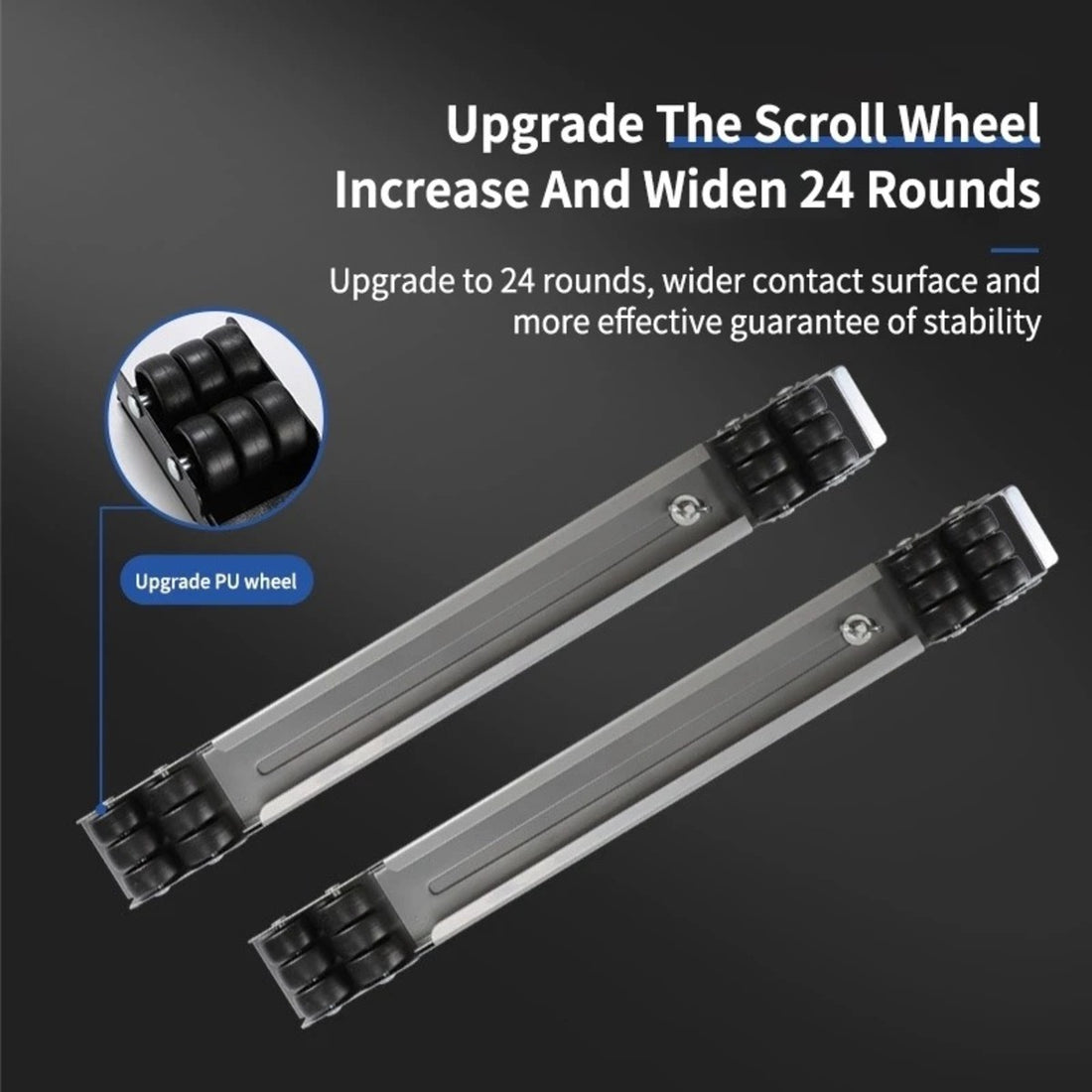 Adjustable Appliance Roller Heavy Duty Movable Base Furniture Stand 14814324326726-1