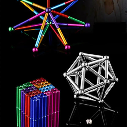 Diy Magnetic Balls And Rod Set 6850566848612-1