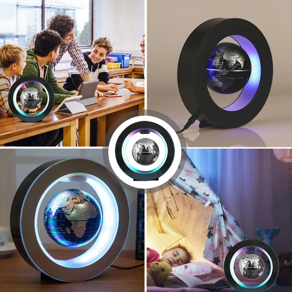 Levitating Led Globe – Magnetic Floating World Map With Light-Up Frame Modern Decor & Unique Gift Idea 10284816105750-1