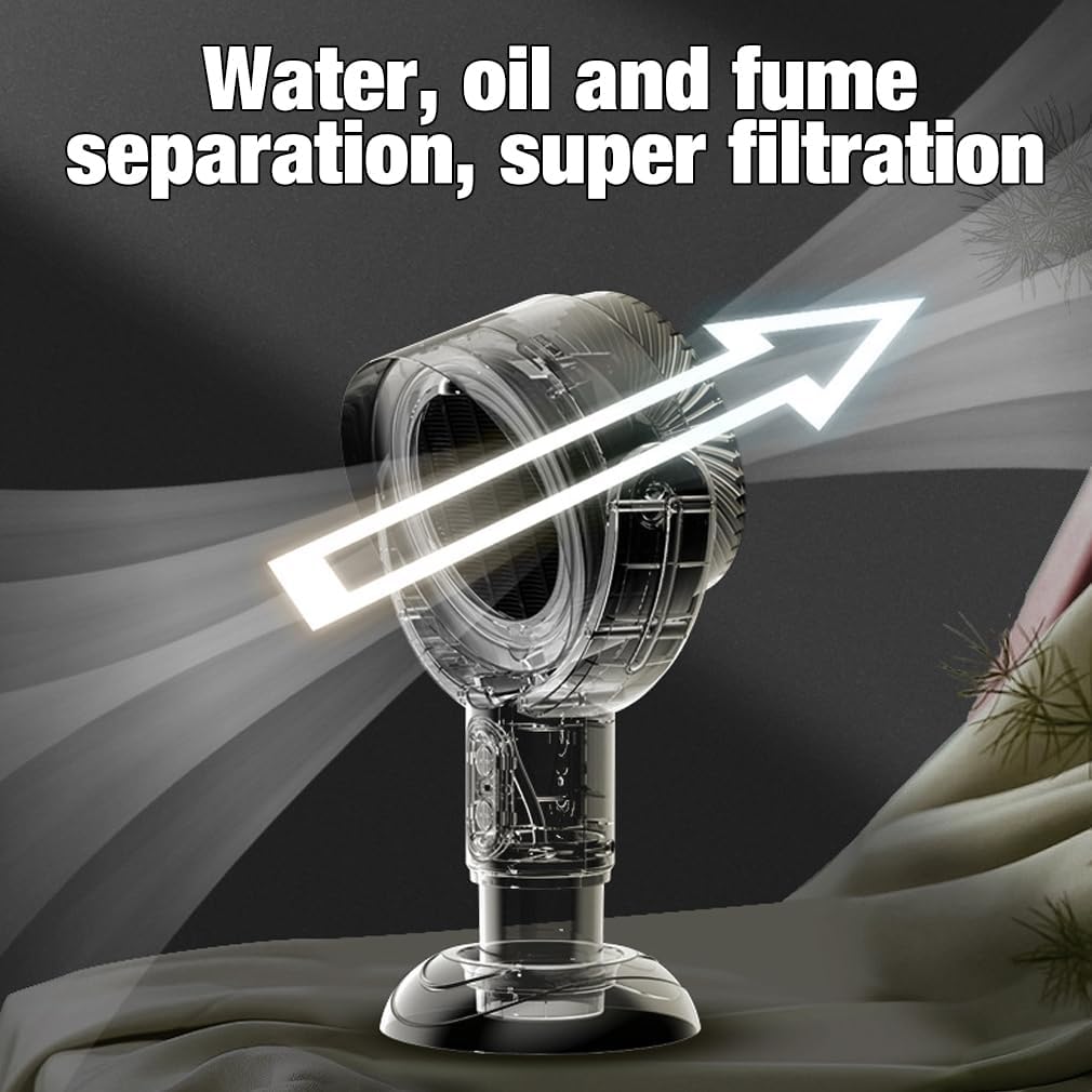 Portable Range Hood - Powerful Rechargeable Kitchen Exhaust Fan Ideal for Any Space & Cooking Needs 9898148266305-1