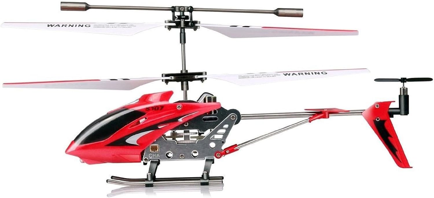 Syma S107/S107G R/C Helicopter With Gyro- Red