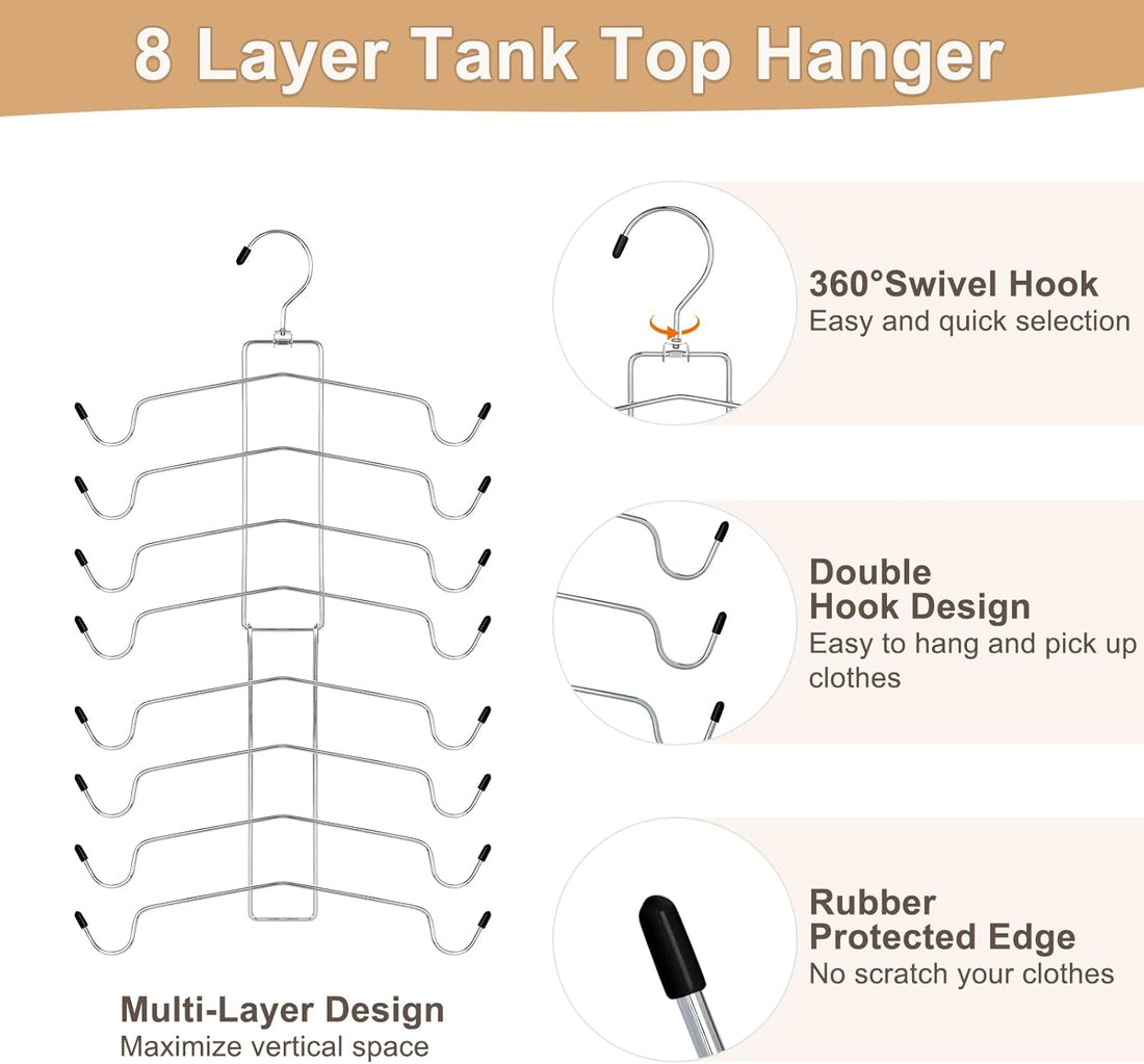 1 Pack Multi-Layer Bra & Tank Top Hanger