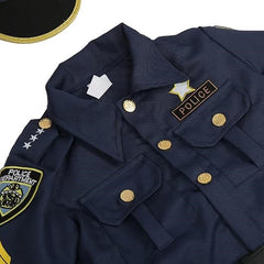 Childs Police Costume Real Junior Cop Outfit for Halloween
