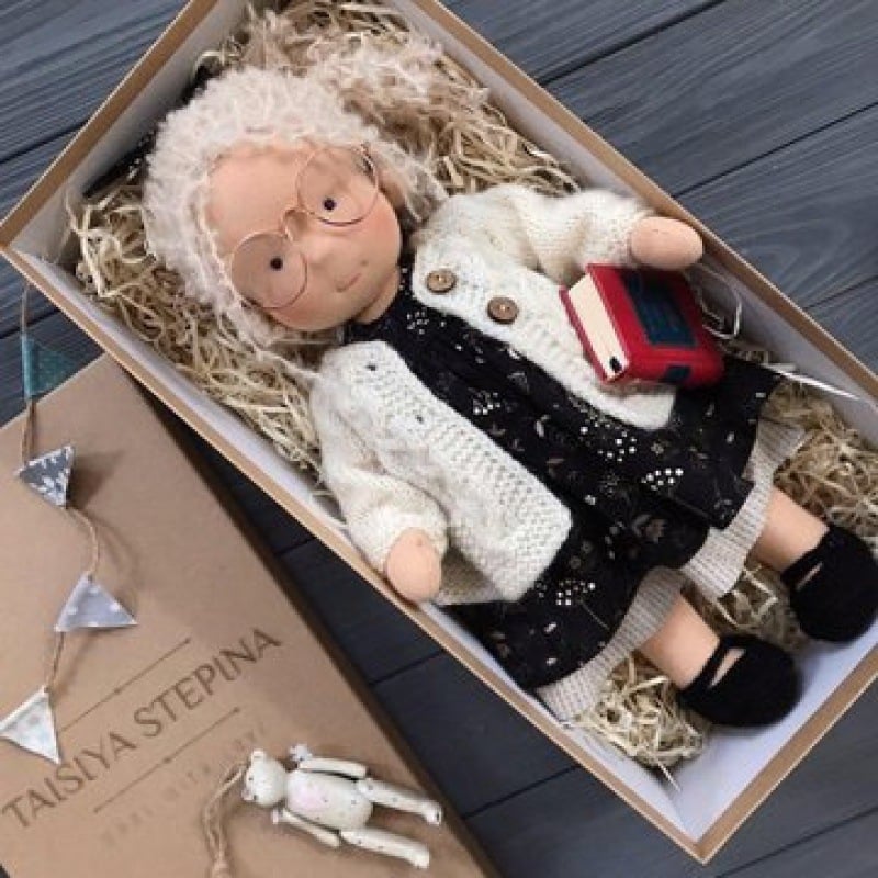 Gift for Kids-Handmade Waldorf Doll 8959340413209-1