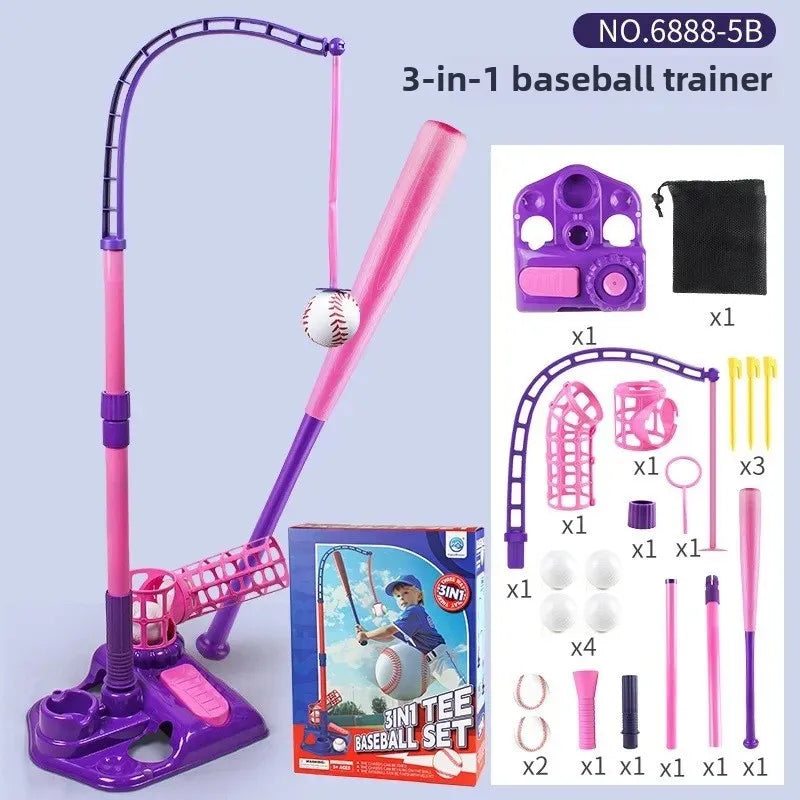 Complete Training Equipment Including Bat Ball Glove For Outdoor Sports Practice 5Y+ 11534461010188-1