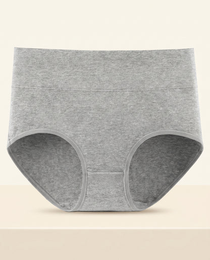 Soft Cotton High-Waisted Comfort Briefs (4 Pack)