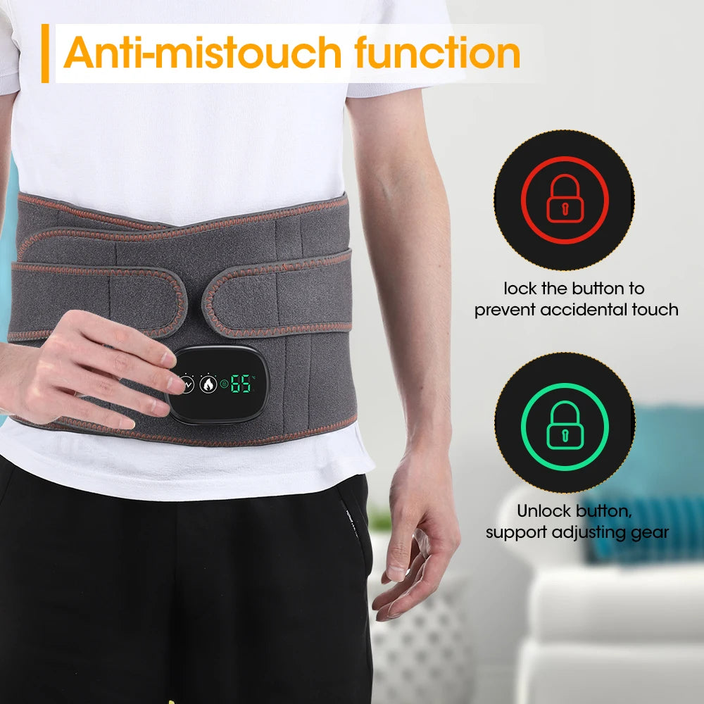 Infrared Heating Pad for Back Pain Relief & Better Blood Circulation 1005008464442183-al