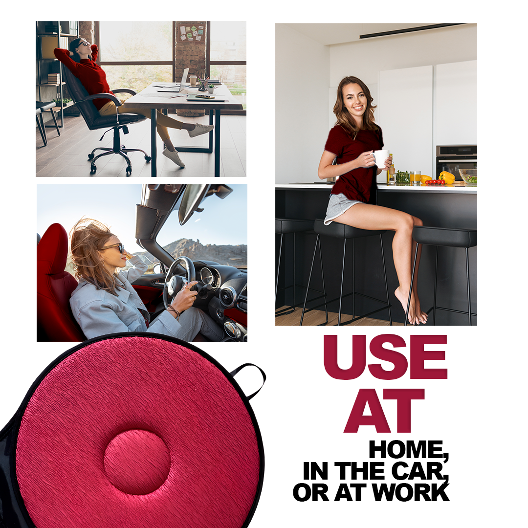 360° Rotating Cushion For Easy Seat Movement