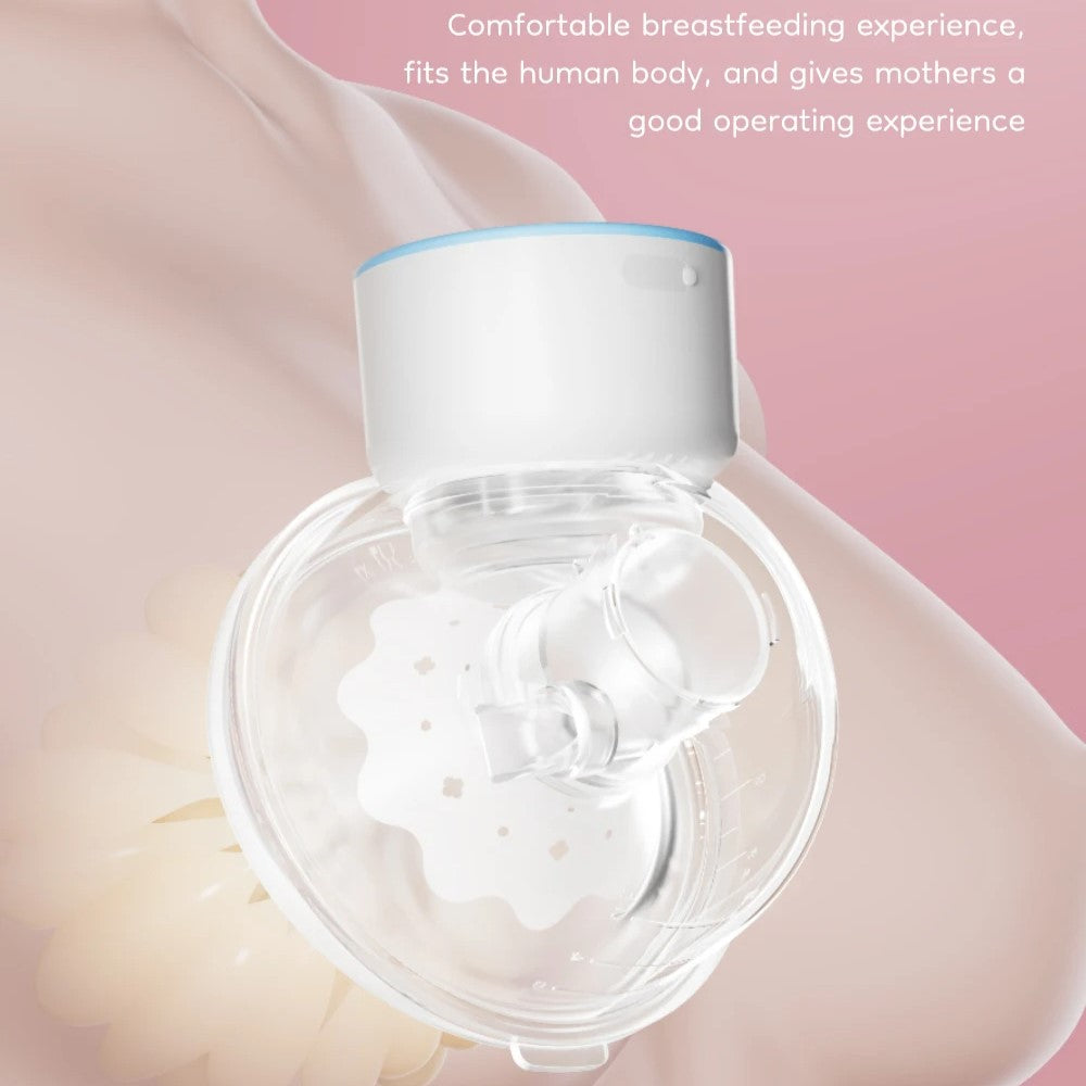 Electric Breast Pump - Hands, 4 Modes, 12 Suction Levels, Relieves Pain & Engorgement 1005008248172159-Blue