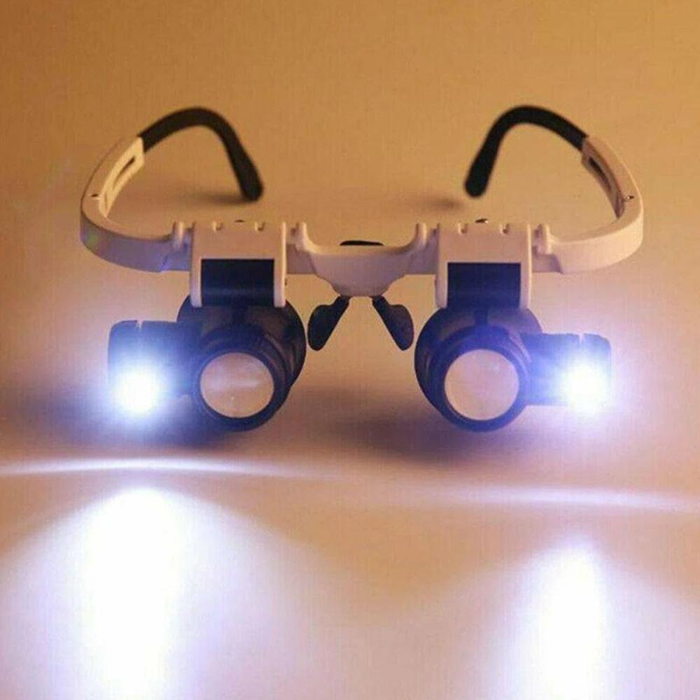 8x - 23x LED Illuminated Precision Magnifier with Adjustable Brightness - Ideal for Reading, Hobbies & Detailed Work 9902980104513-1
