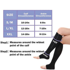 Feet Compression Zip Socks For Nurses, Joggers, And Runners