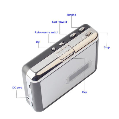 Walkman USB Cassette Capture to MP3 Converter 6149048402118-1