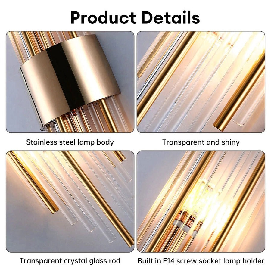 Luxuria Designer Wall Light for Bedroom – Sophisticated & Warm Atmosphere SH1751817214987861000