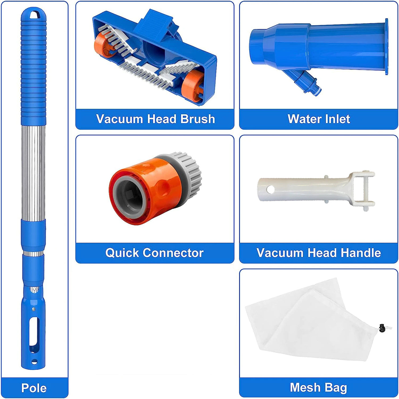 Aquavac – Chemical-Free Pool Vacuum Cleaner With Powerful Hose Suction For Leaves, Dirt & Debris 10128619110678-1