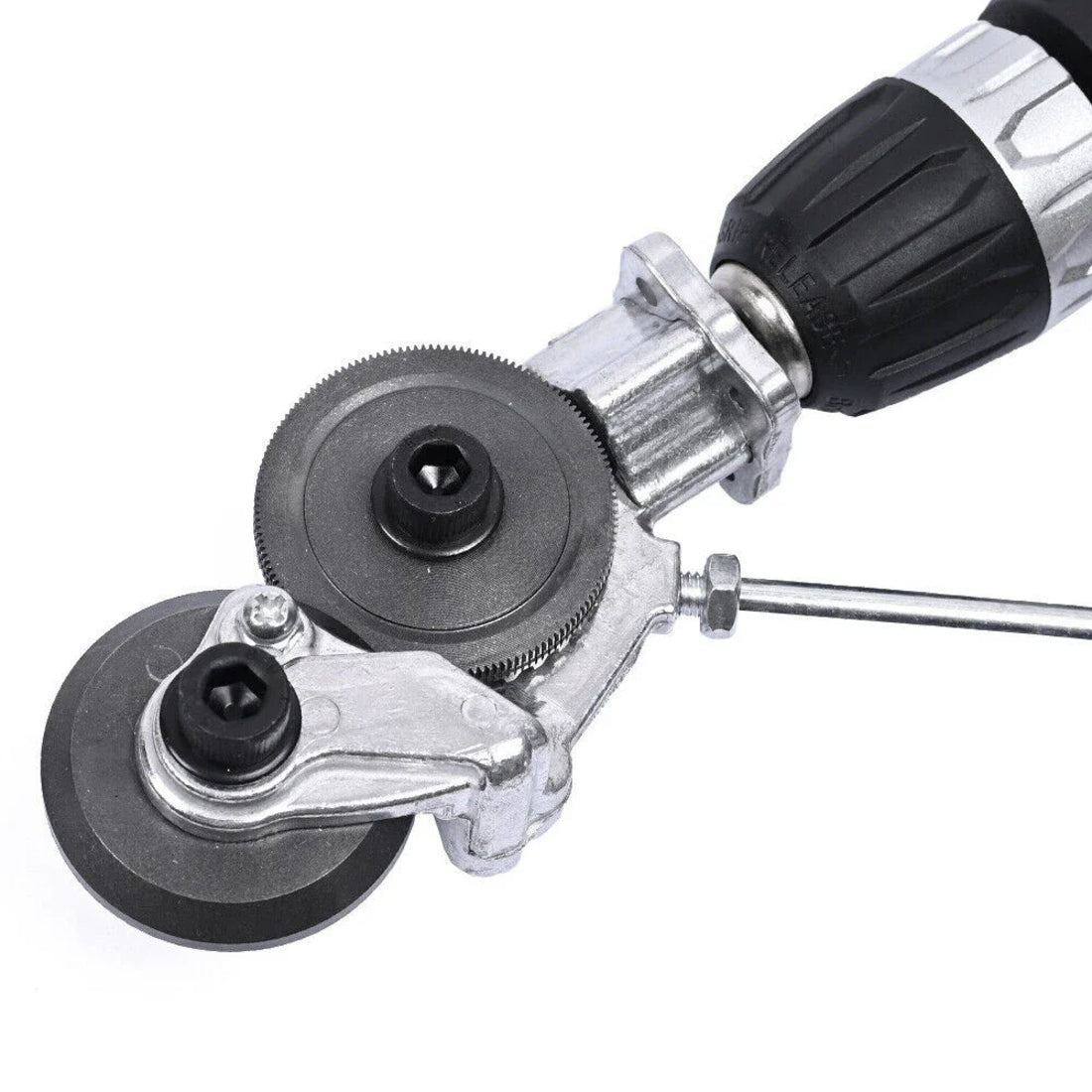 Electric Drill Plate Cutter - Metal Nibbler Drill Attachment with Adapter 7767666786502-1