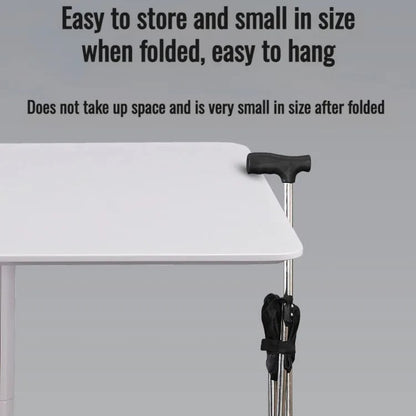 2-In-1 Portable Walking Stick With Foldable Seat 10450764136794-1