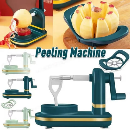 Fast Automatic Fruit Apple Peeler Thin Peel Suction Base