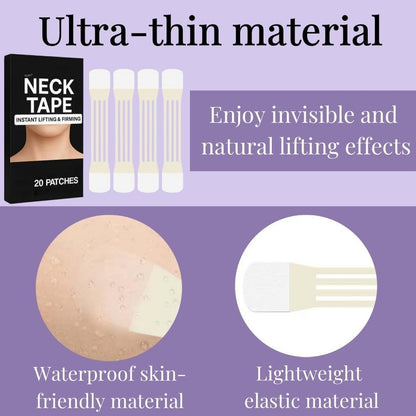 Invisible Neck Face Lift Tape - Instant Wrinkle Smoothing Firming 10788165714254-1