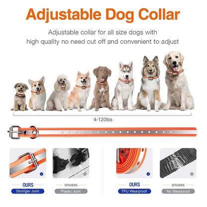 1000m Waterproof Dog Training Collar - Rechargeable, Remote Control & Adjustable for Small, Medium, and Large Dogs 9950235132225-1