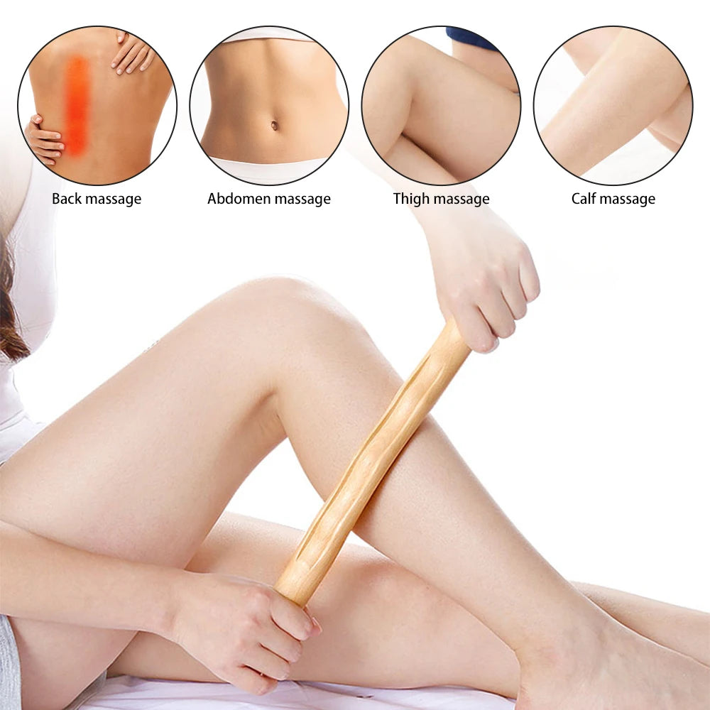 Double Row Wooden Massage Stick with 20 Beads 1005007038377436-al-1