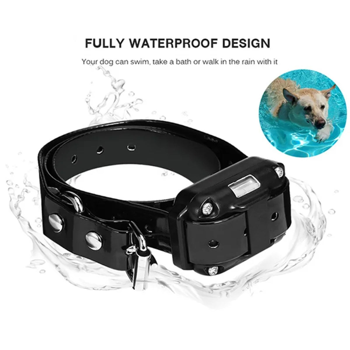 800M Rechargeable Electric Dog Training Collar - Waterproof, Remote Control & Ideal for Effective Dog Training 9975745872193-1