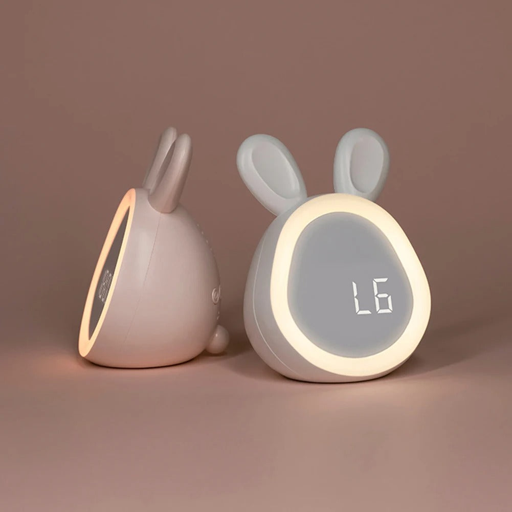 LED Cartoon Alarm Clock – Digital Display with Voice Control & Rechargeable Batter 9686234267990-1