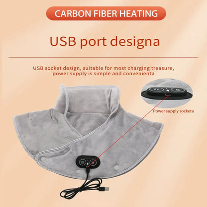 Neck Heating Pad & Massager - Neck and Shoulder Heat for Muscle Relaxation 9847545102657-1
