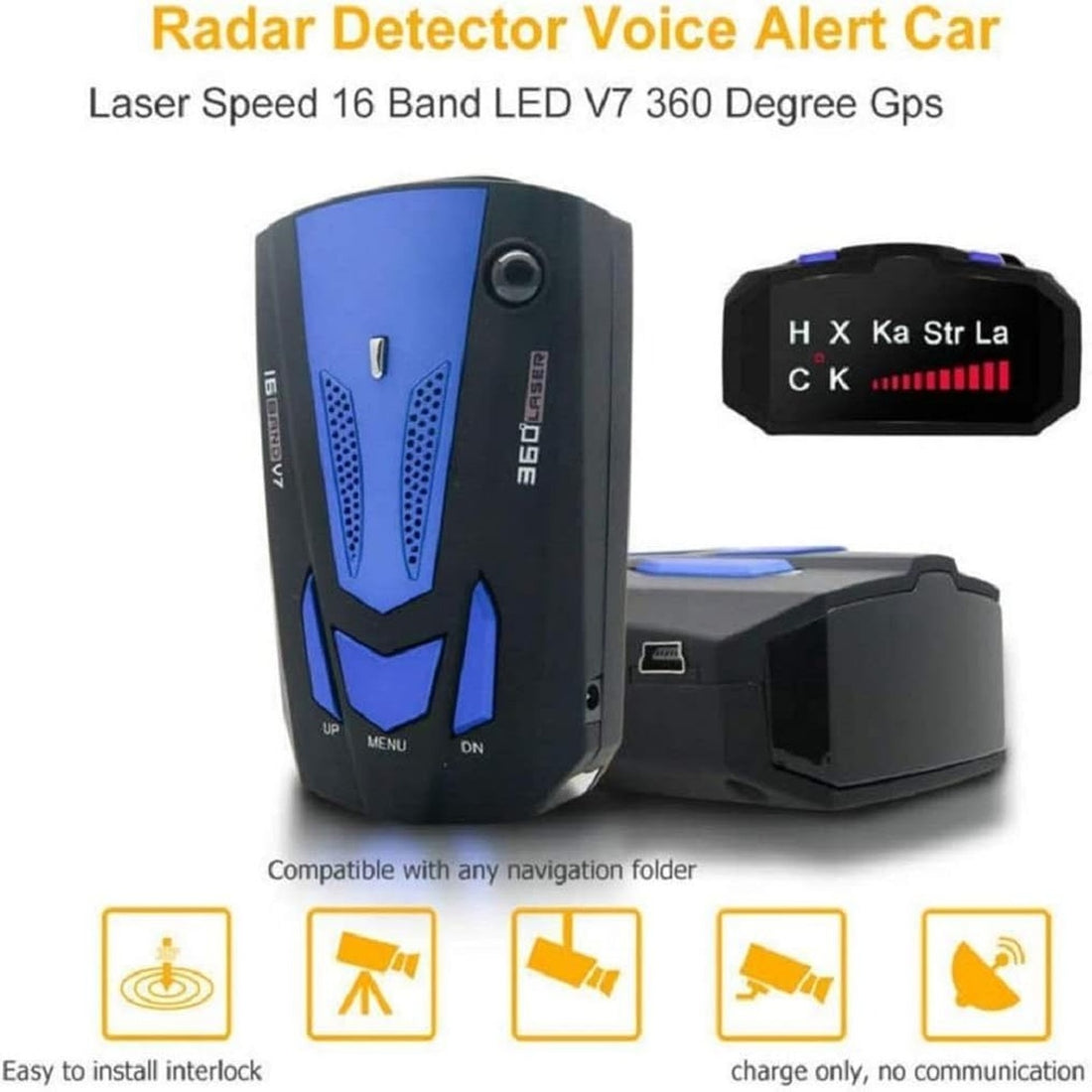 Flash Speed Camera Detector with Precision Long-Range Detection for Safe Driving 9867490263361-1
